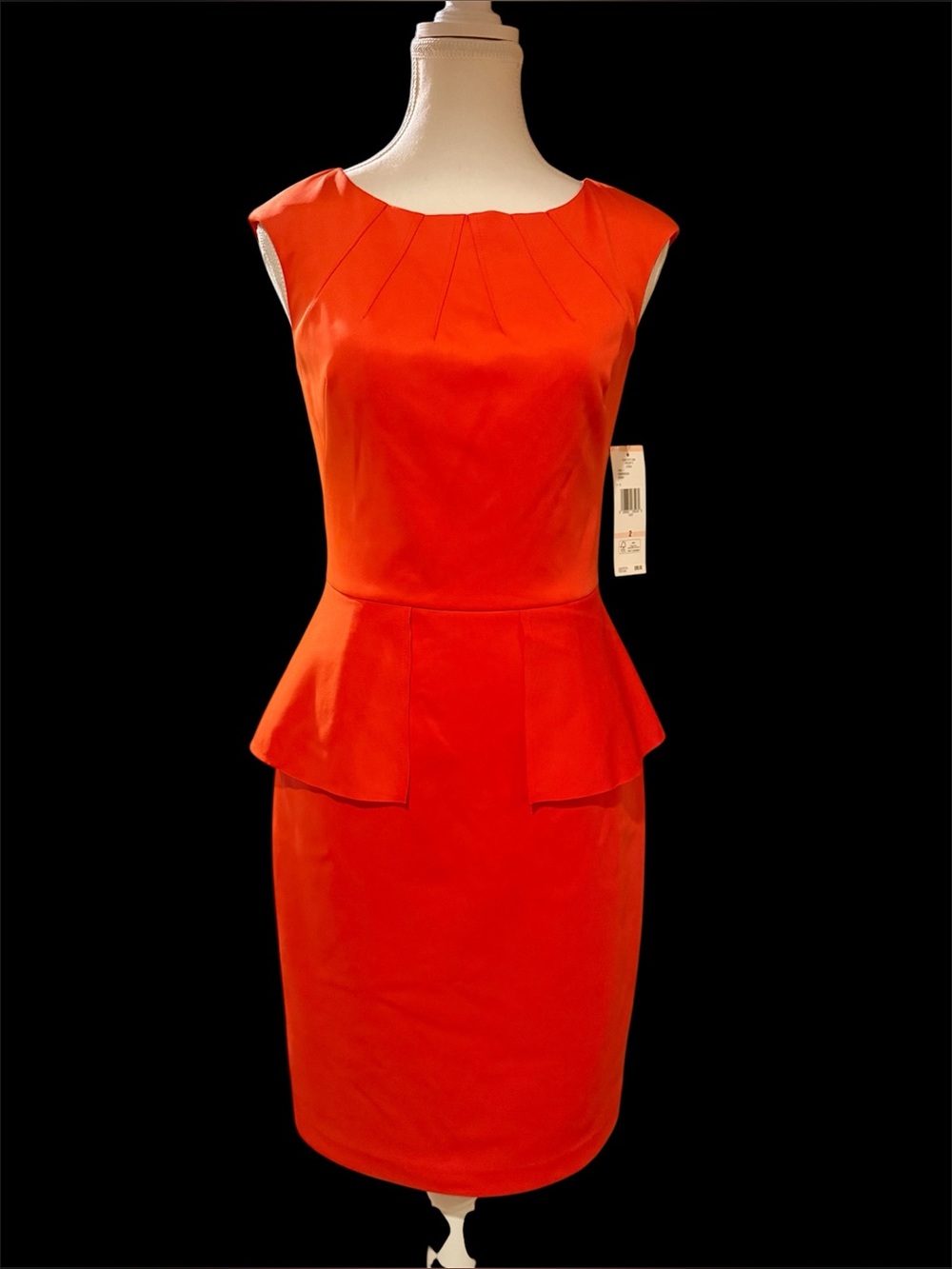 Nine West right Coral midi dress! Size 2